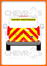 Load image into Gallery viewer, Ford Transit Custom H1 2024-present model rear chevron kit