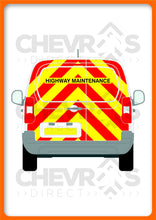 Load image into Gallery viewer, Citroen Berlingo 2008-2018 model with swing-doors rear chevron kit