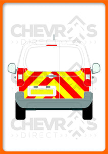 Citroen Berlingo 2019-present model with swing-doors rear chevron kit