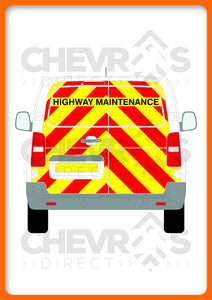 Vauxhall Vivaro 2019-present model rear chevron kit