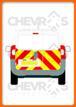 Load image into Gallery viewer, Fiat Fiorino 2008-present model rear chevron kit