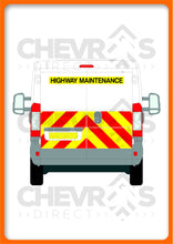 Load image into Gallery viewer, Fiat Ducato H1 2006-present model rear chevron kit