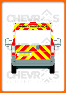 Citroen Relay H2 2006-present model rear chevron kit