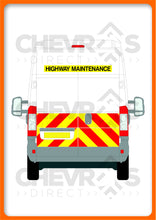 Load image into Gallery viewer, Citroen Relay H3 2006-present model rear chevron kit