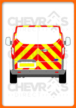 Load image into Gallery viewer, Ford Transit Custom H1 2013-2023 model rear chevron kit