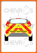 Load image into Gallery viewer, Ford Fiesta 2017-present model rear chevron kit