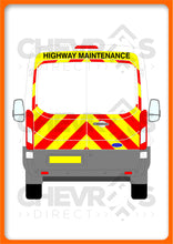 Load image into Gallery viewer, Ford Transit H2 2014-present model rear chevron kit