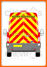 Load image into Gallery viewer, Ford Transit H3 2014-present model rear chevron kit