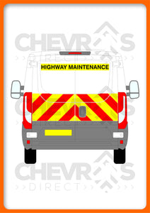 Iveco Daily H1 2014-present model rear chevron kit