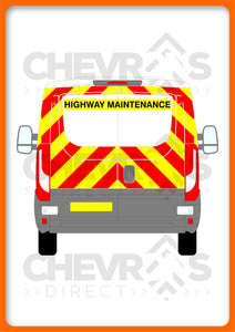 Iveco Daily H1 2014-present model rear chevron kit