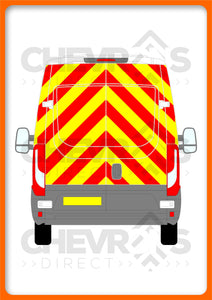 Iveco Daily H2 2014-present model rear chevron kit