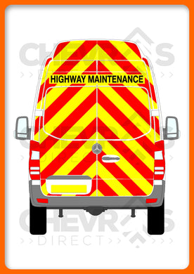 Mercedes Benz Sprinter H3 2018-present model rear chevron kit