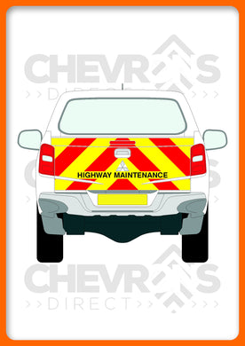 Mitsubishi L200 2015-2020 model chevron kit