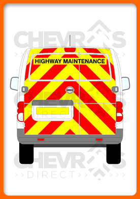 Nissan NV200 2009-present model rear chevron kit