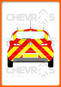 Vauxhall Corsa 2015-2020 model rear chevron kit