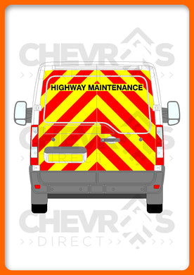 Nissan NV400 H1 2012-present model rear chevron kit