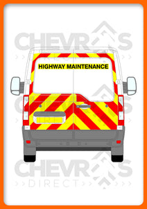 Nissan NV400 H1 2012-present model rear chevron kit