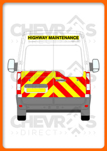 Nissan NV400 H2 2012-present model rear chevron kit