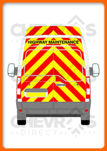 Nissan NV400 H3 2012-present model rear chevron kit