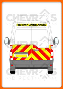 Nissan NV400 H3 2012-present model rear chevron kit