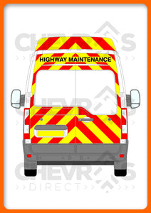 Nissan NV400 H3 2012-present model rear chevron kit