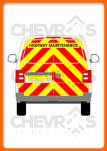 Load image into Gallery viewer, VW Transporter H1 2015-present model with barn doors rear chevron kit