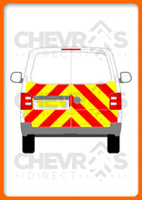 Load image into Gallery viewer, VW Transporter H1 2015-present model with barn doors rear chevron kit